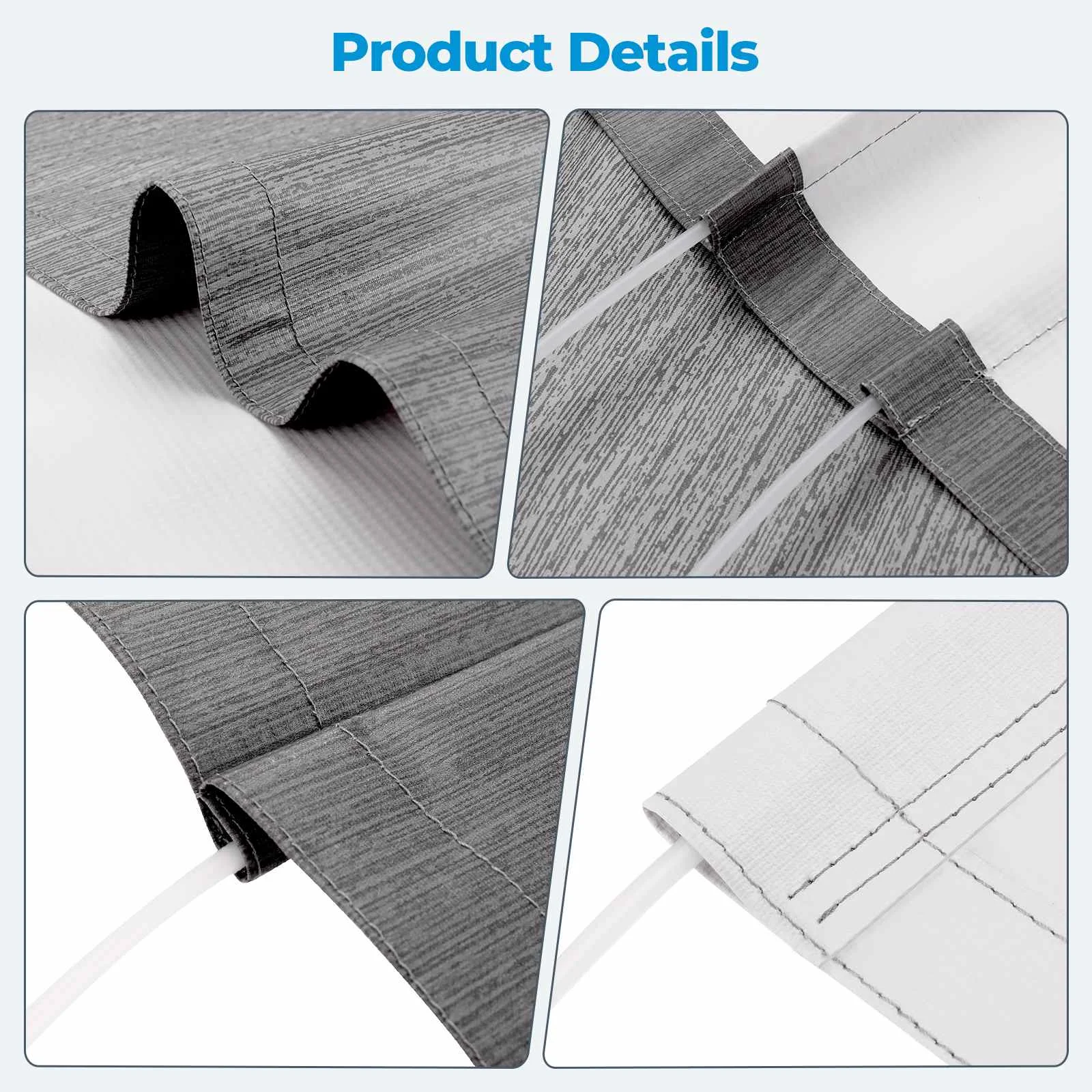 RV Awning Fabric Replacement Heavy-Duty Weatherproof Vinyl Camper Awning Replacement Universal Outdoor Canopy for RV
