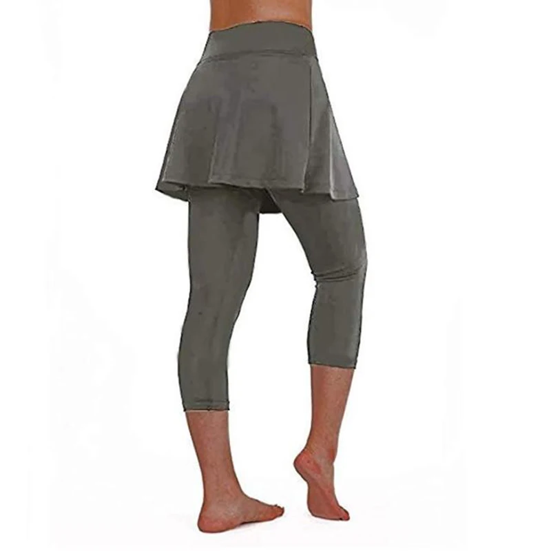 Workout Fitness Gym Yoga Leggings Solid Mesh High Waist Athletic Tights Women Pants Grey Running Sports Wear Leggings