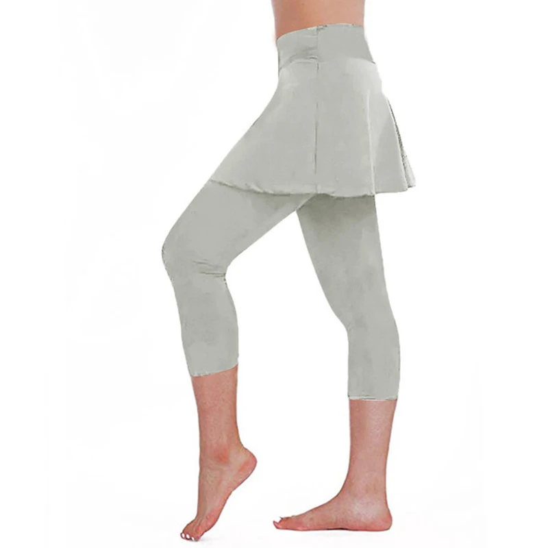 Workout Fitness Gym Yoga Leggings Solid Mesh High Waist Athletic Tights Women Pants Grey Running Sports Wear Leggings
