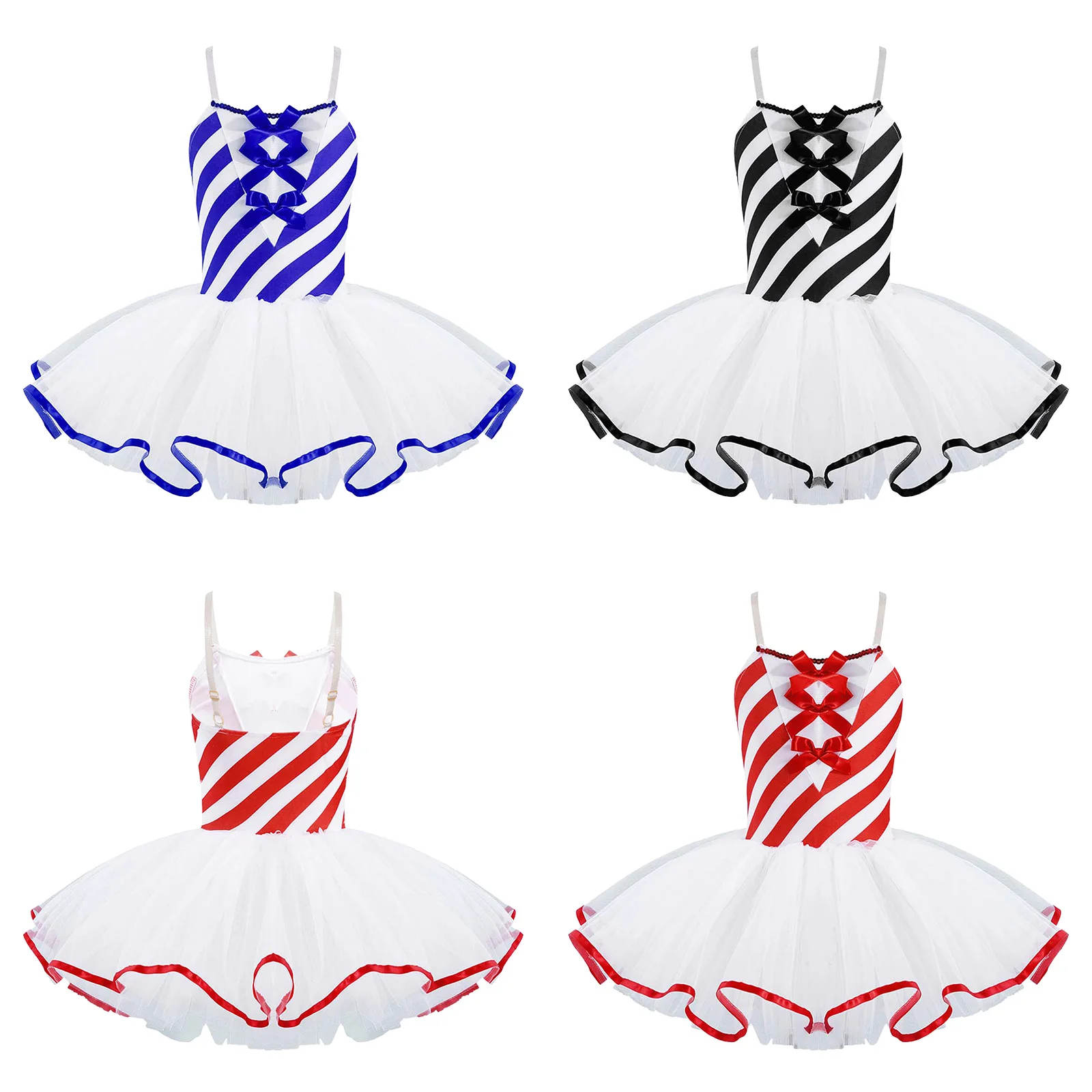 Kids Girls Ballerina Fairy Prom Party Costumes Flower Dress Girls Dance Wear Gymnastic Ballet Leotard Tutu Christmas Red Dress