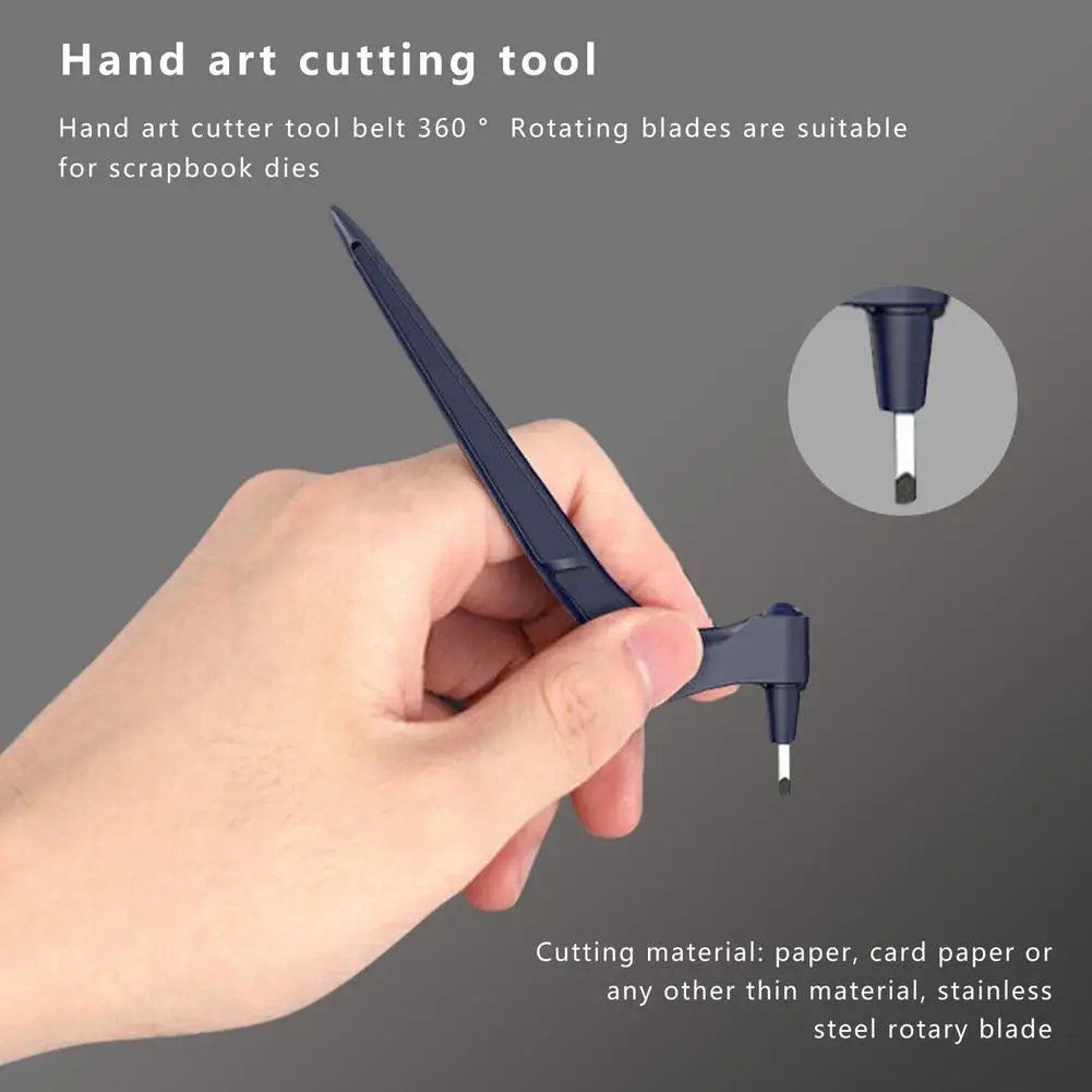 Carving Knife Blade Wood Carving Tools Fruit Craft Sculpture Engraving DIY Art Cutting Stationery Tool 360 Degree Rotating Blade