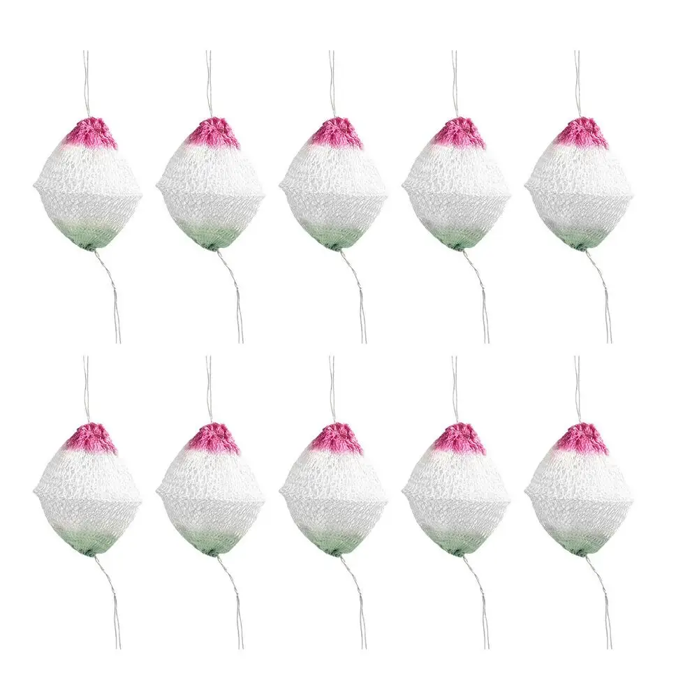 10pcs Portable Double Head Steam Gas Lantern Mantles Light Yarns Kerosene Lamp Cotton Yarn Wick Lantern Lights Mesh Gauze Cover