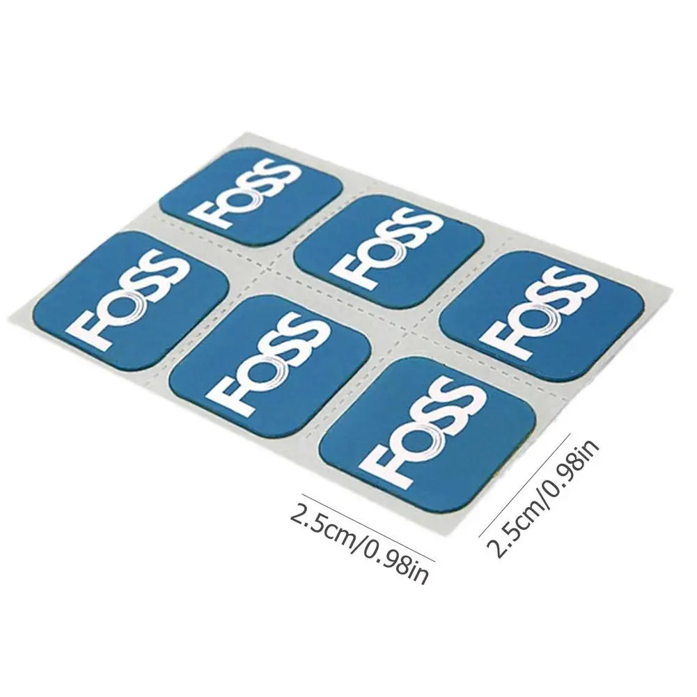 6pcs foss Rubber Puncture Patches Bicycle Tire Tyre Tube Repair Cycle Patch Kit No Glue Bicycle Inner Tube Puncture Repair Tools