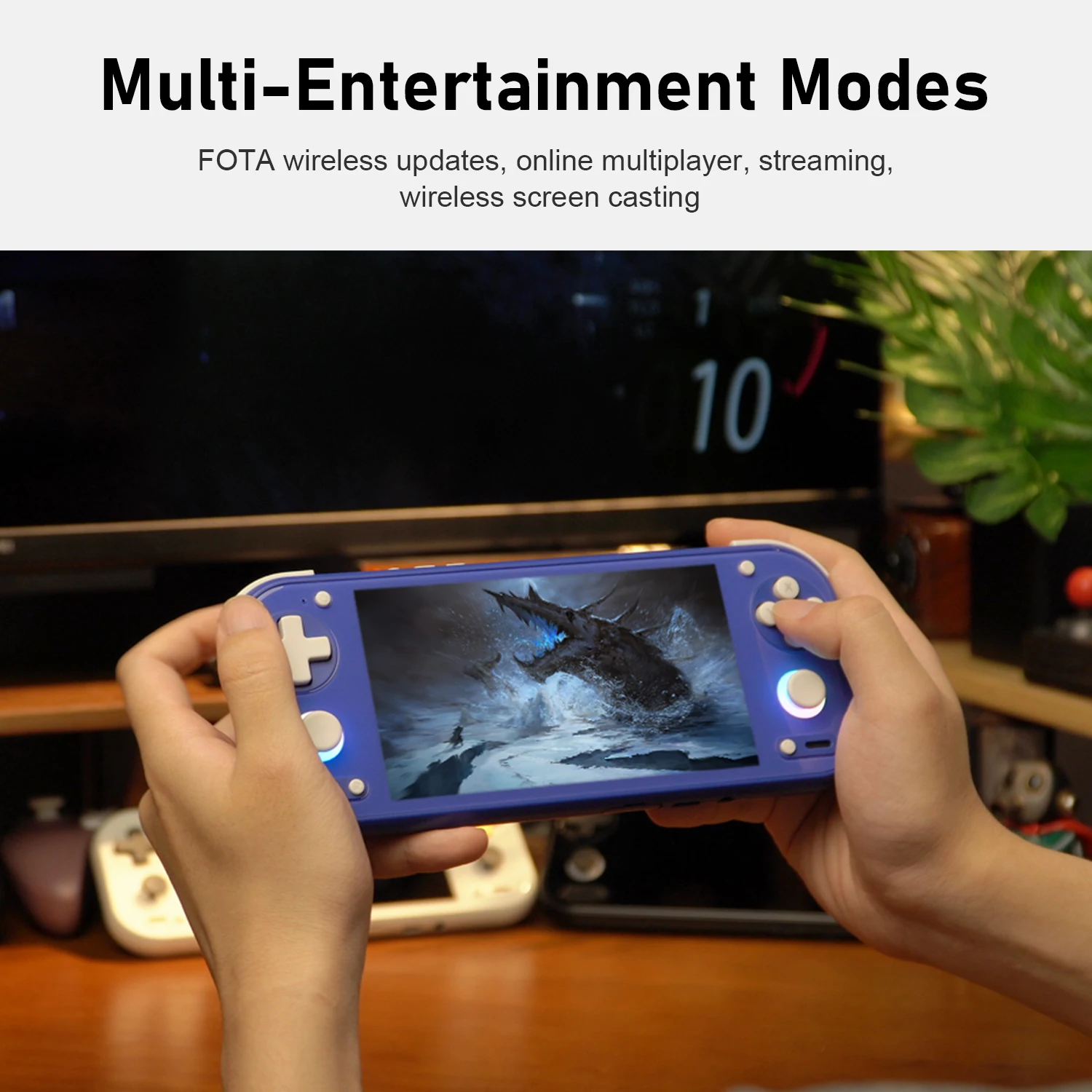 Anbernic RG 55G1 Retro Handheld Game Console 5.5" IPS Android 6000mAh 3D Hall Joystick Trigger AI WiFi RG55G1 Video Games Player