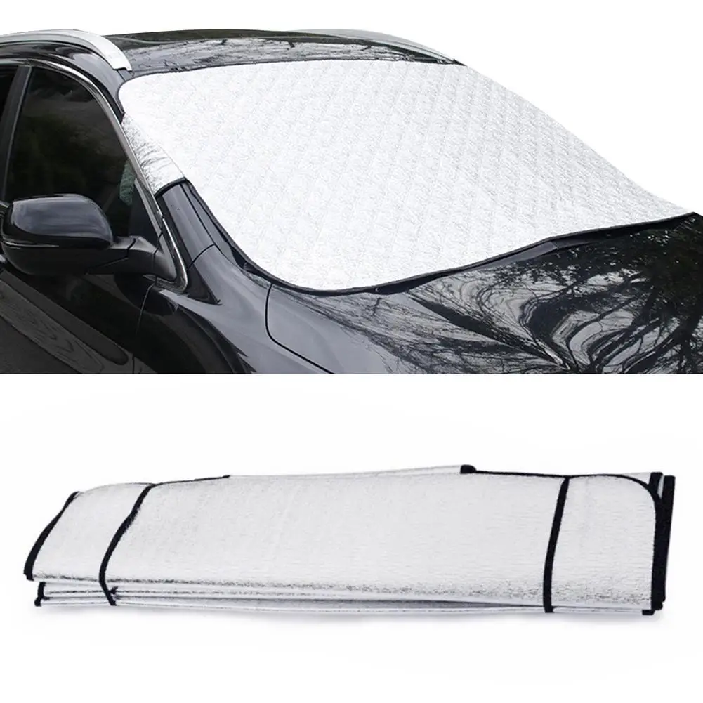 Car Windshield Window Snow Cover Car Snow-blocking Front Gear Sun-proof Heat Insulation Cloth Front Windshield Antifreeze Cover