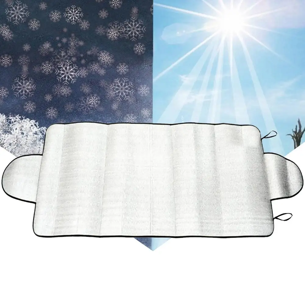 Car Windshield Window Snow Cover Car Snow-blocking Front Gear Sun-proof Heat Insulation Cloth Front Windshield Antifreeze Cover