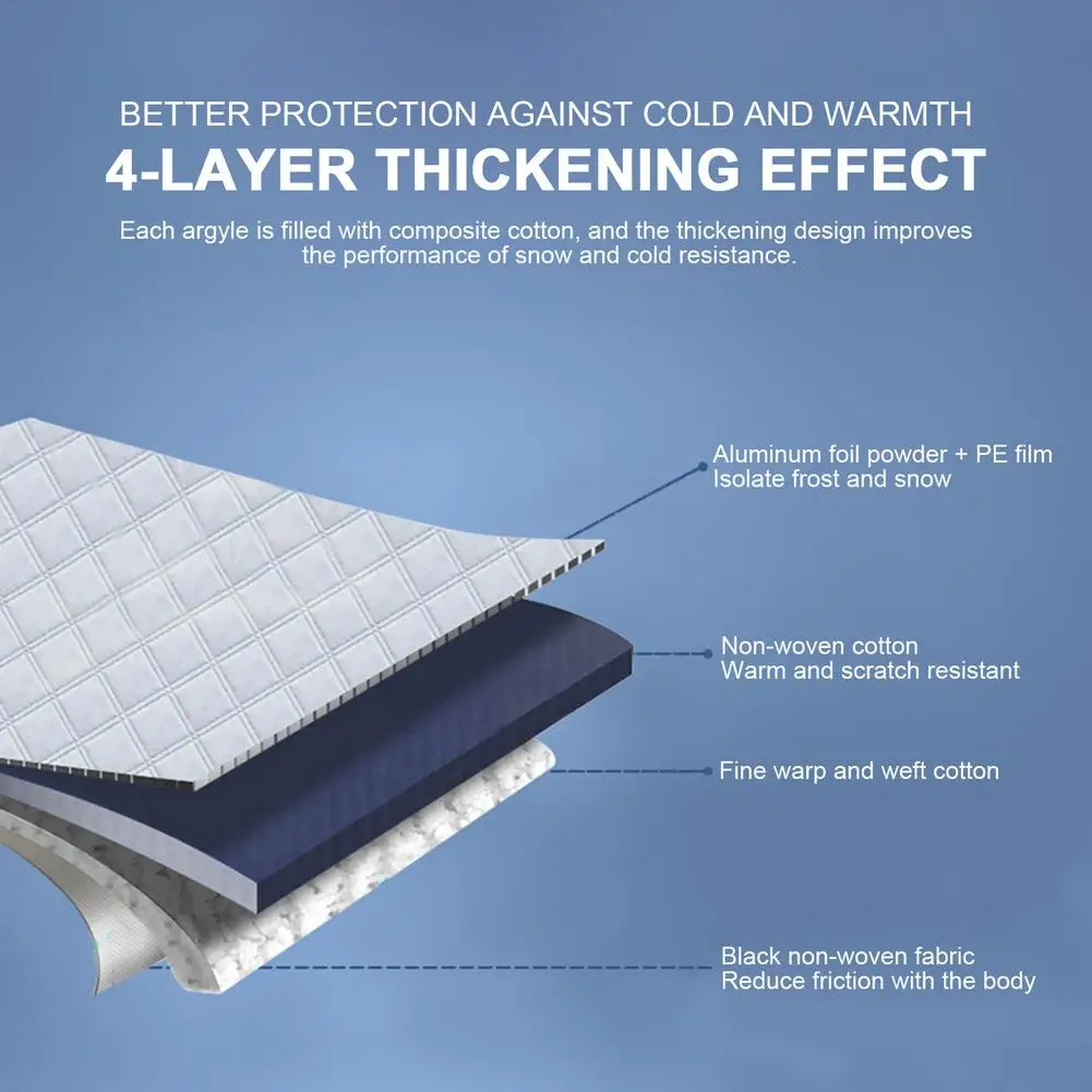 Car Windshield Window Snow Cover Car Snow-blocking Front Gear Sun-proof Heat Insulation Cloth Front Windshield Antifreeze Cover