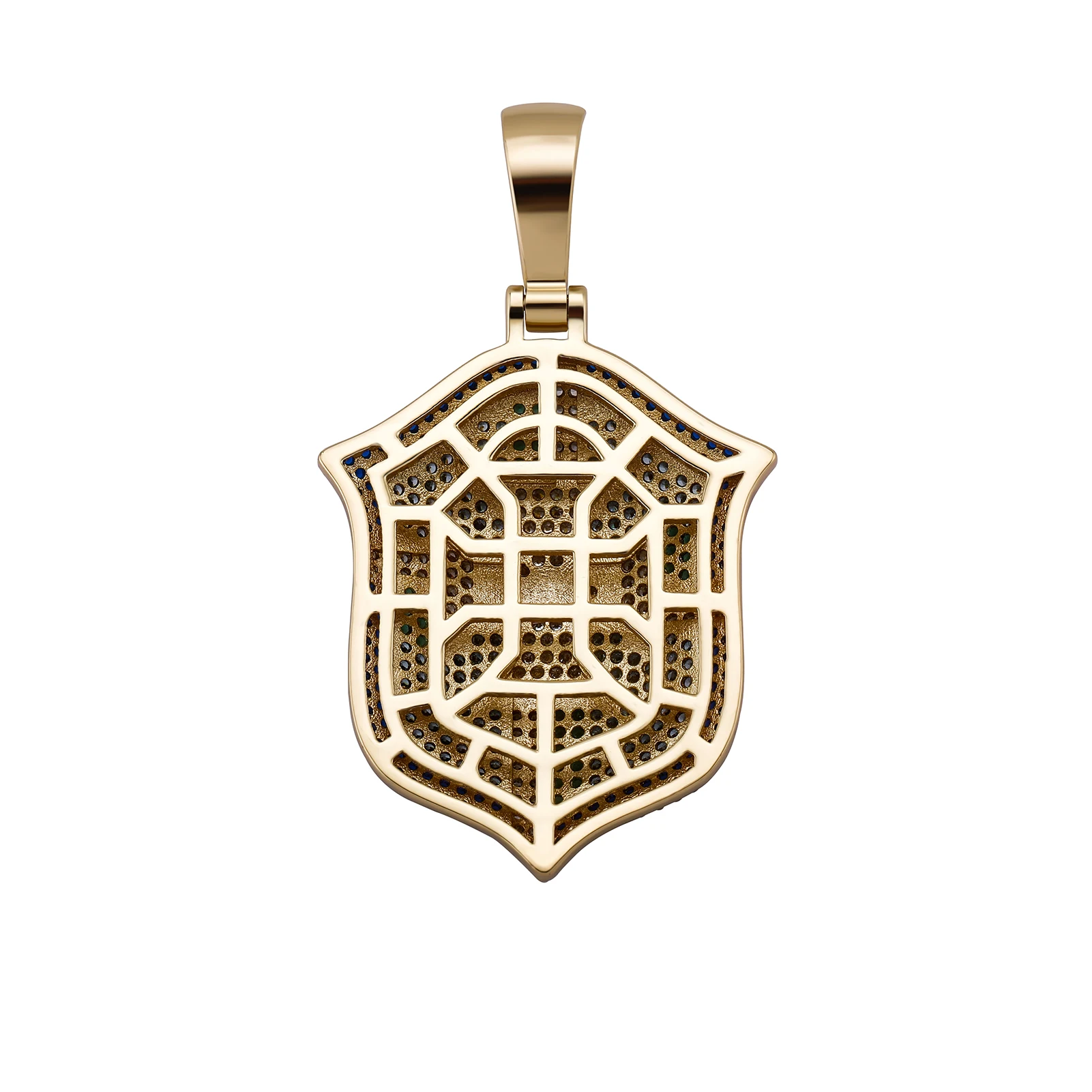 JINAO European and American Style High Quality Ice Cravejado AAA+ Cubic Zircon Necklace&Pendant Jewelry For Gift
