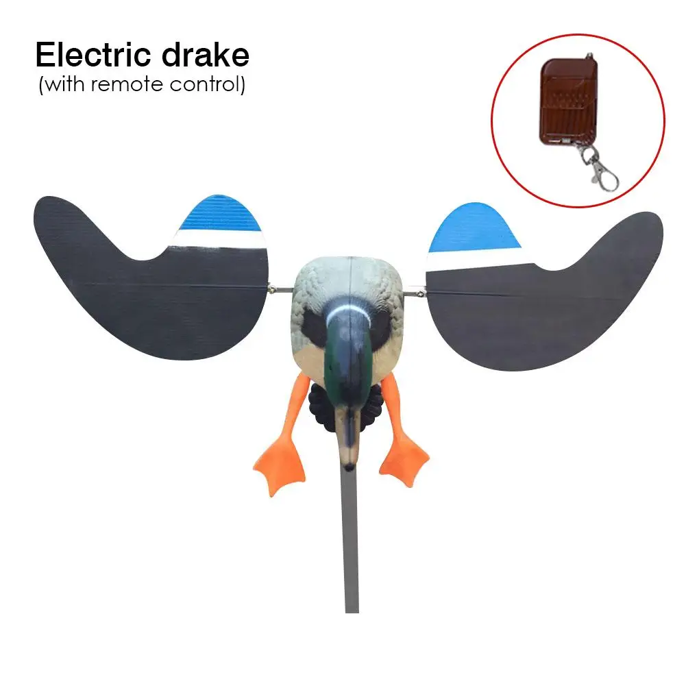 Duck Decoy Hunting Bait Hunting Bait Outdoor Duck Decoy Electric Or Wind Powered Motion Duck Decoy For Garden Backyard