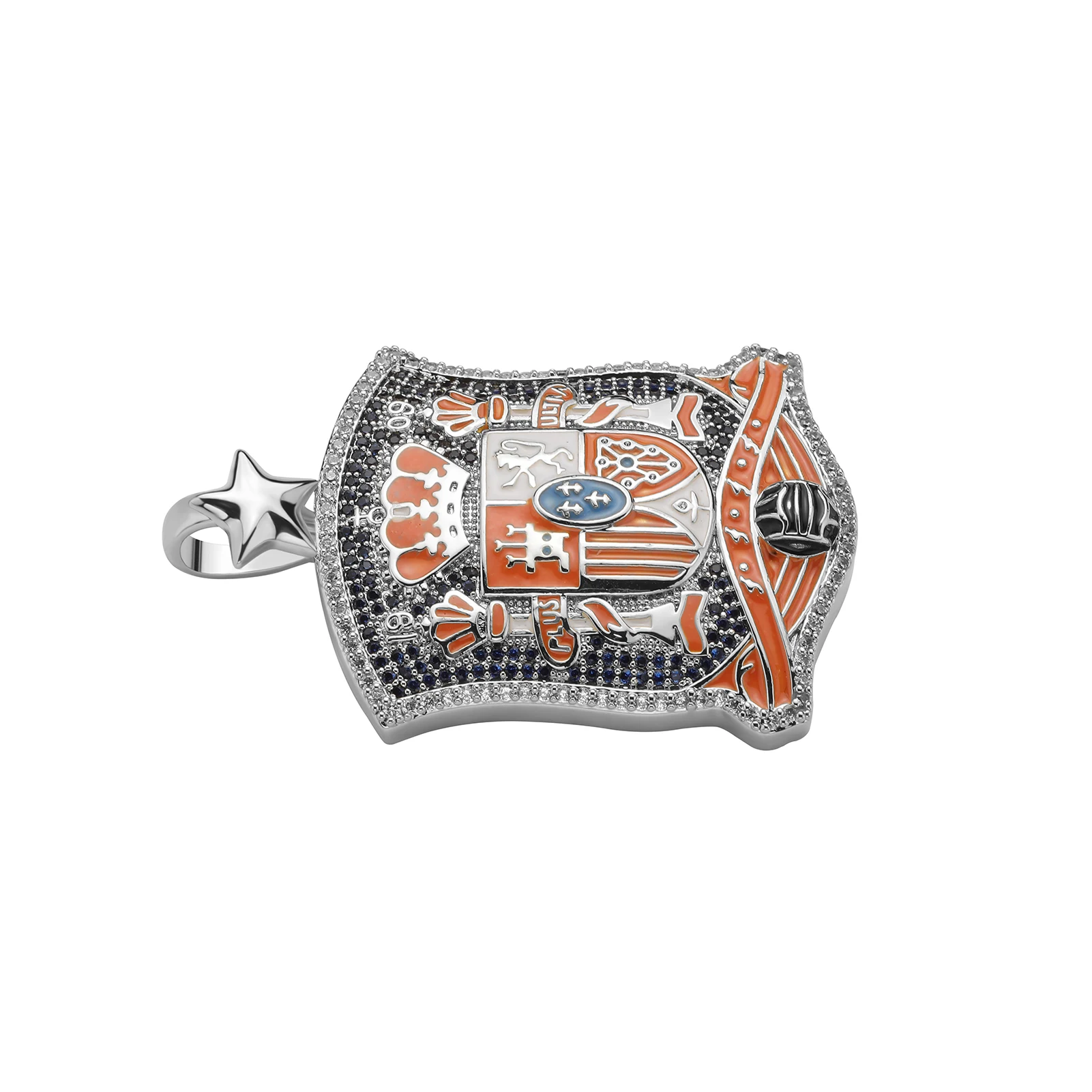 JINAO European and American Style High Quality Ice Cravejado AAA+ Cubic Zircon Necklace&Pendant Jewelry For Gift