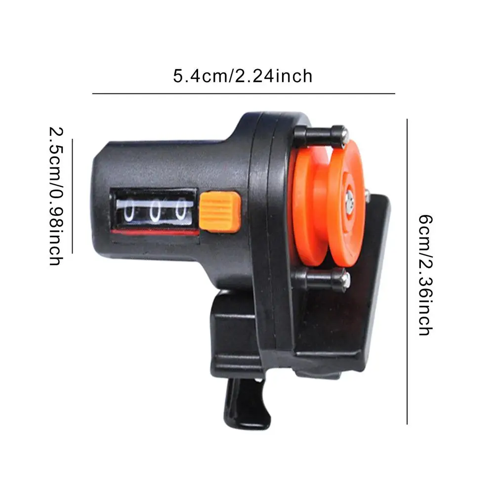 Fishing Lines Counter Length Gauge Meter Counter Fishing Lines Tools Durable Fishing Display Valve Counter Accurate And Useful