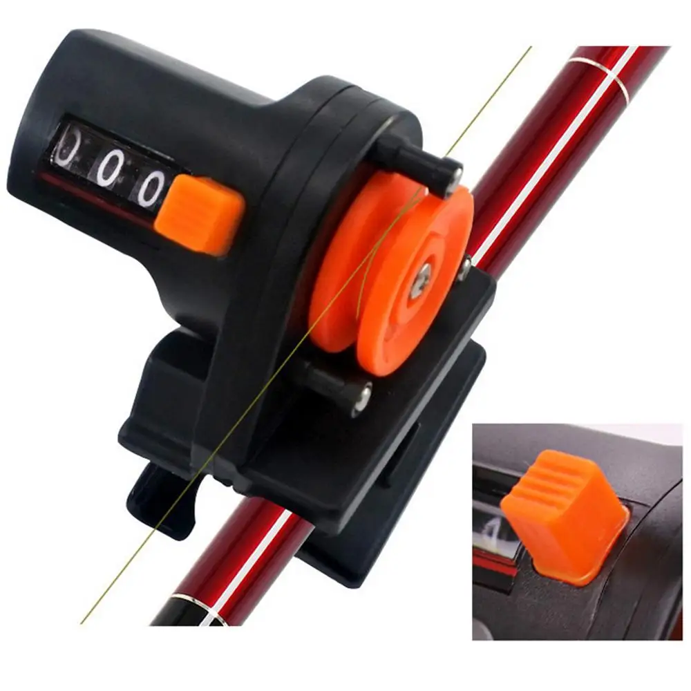 Fishing Lines Counter Length Gauge Meter Counter Fishing Lines Tools Durable Fishing Display Valve Counter Accurate And Useful