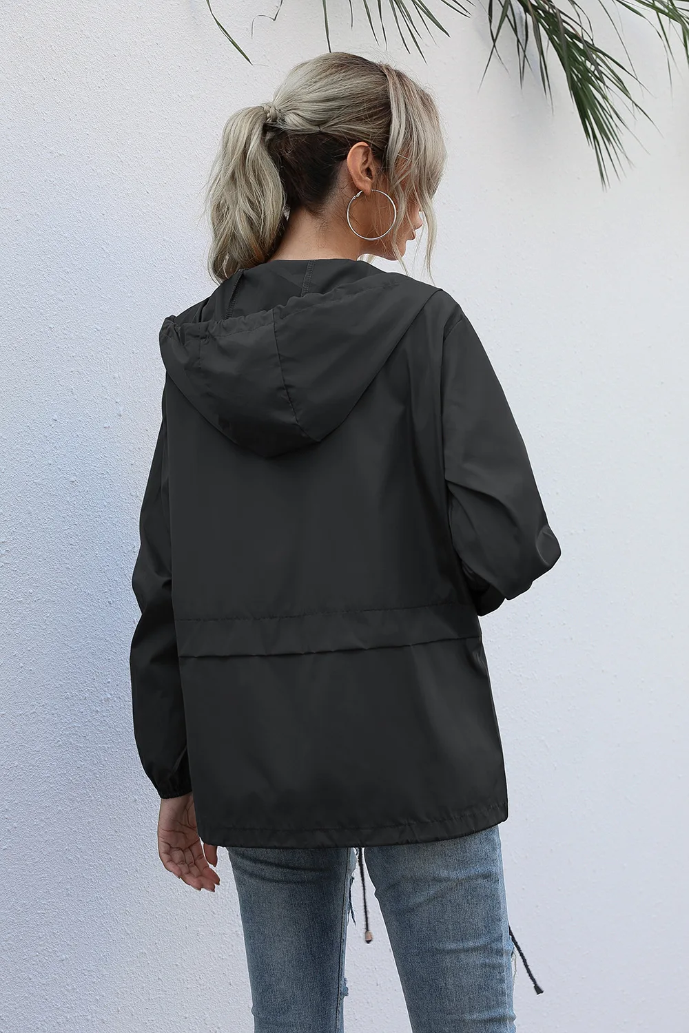 Women Jacket Tactical Waterproof Windbreaker Jackets Female Hooded Hip-hop Pilot Windproof Coats Women's Outdoor Hiking Raincoat