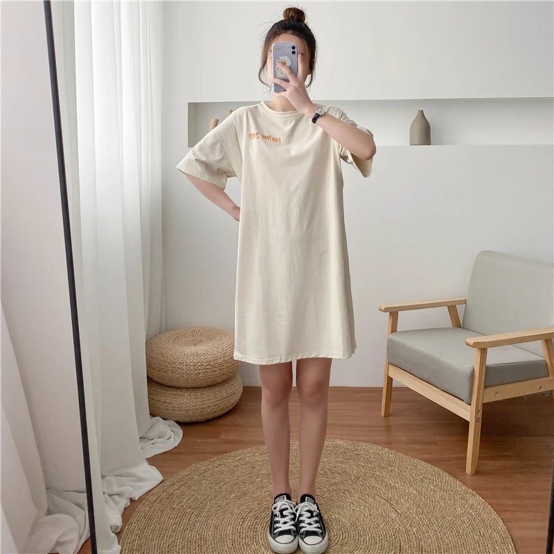 Mom Pregnant Summer Breastfeeding T-shirt Short Sleeve O-neck Printing Nursing Tops Pregnant Women Outer Clothes For Postpartum