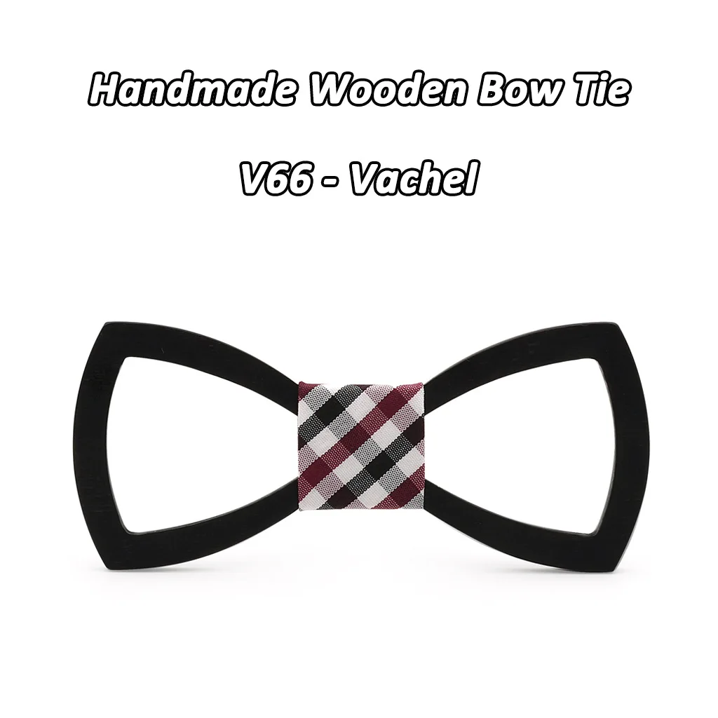 SOMESOOR Black Floral Wood Bow Ties Fashion Butterflies Shirt Bowknots Wedding Suit Accessories Party Krawatte For Men Gifts