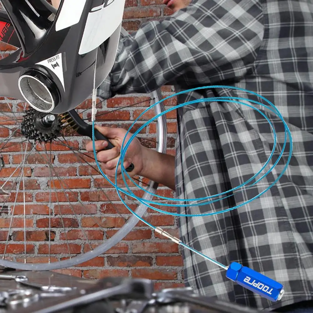 Bicycle Internal Cable Routing Tool Bike Shift Cable Hydraulic Wire Inner Cable Guide Repair Tool With Magnet Bike Accessories