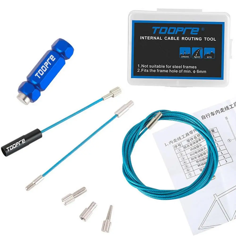 Bicycle Internal Cable Routing Tool Bike Shift Cable Hydraulic Wire Inner Cable Guide Repair Tool With Magnet Bike Accessories