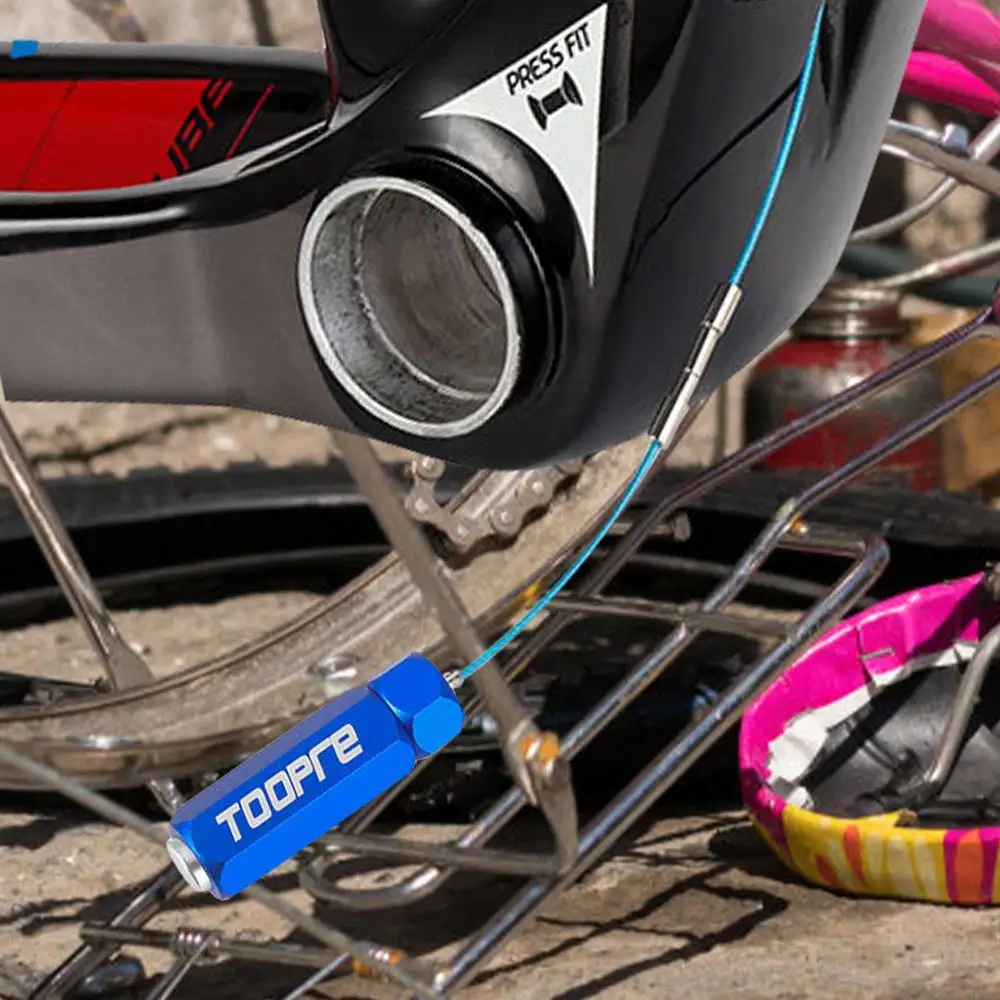 Bicycle Internal Cable Routing Tool Bike Shift Cable Hydraulic Wire Inner Cable Guide Repair Tool With Magnet Bike Accessories