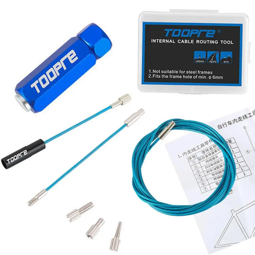 Bicycle Internal Cable Routing Tool Bike Shift Cable Hydraulic Wire Inner Cable Guide Repair Tool With Magnet Bike Accessories
