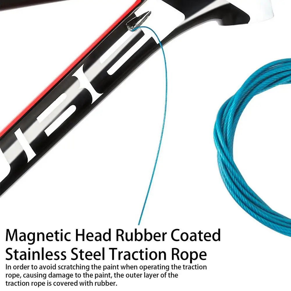 Bicycle Internal Cable Routing Tool Bike Shift Cable Hydraulic Wire Inner Cable Guide Repair Tool With Magnet Bike Accessories