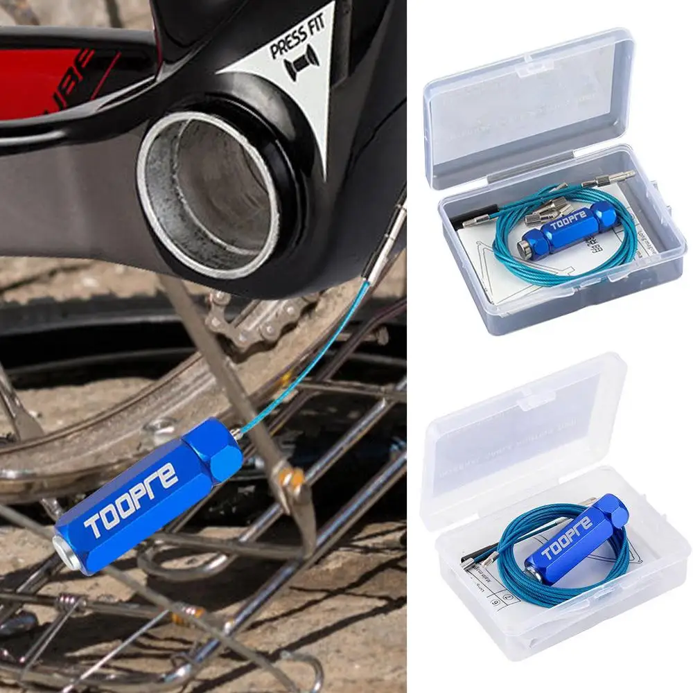 Bicycle Internal Cable Routing Tool Bike Shift Cable Hydraulic Wire Inner Cable Guide Repair Tool With Magnet Bike Accessories