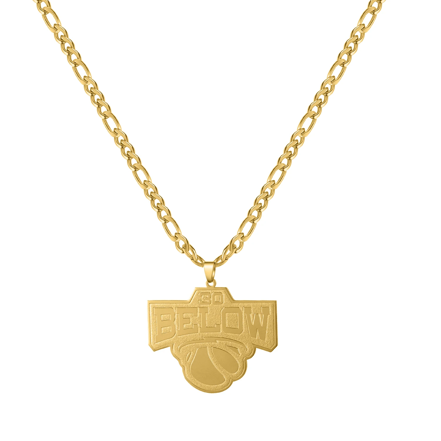 Customized Personalized Brand Logo Necklaces Pendant Chain Stainless Steel Engraved Picture Handwritten Letter Name Jewelry Gift
