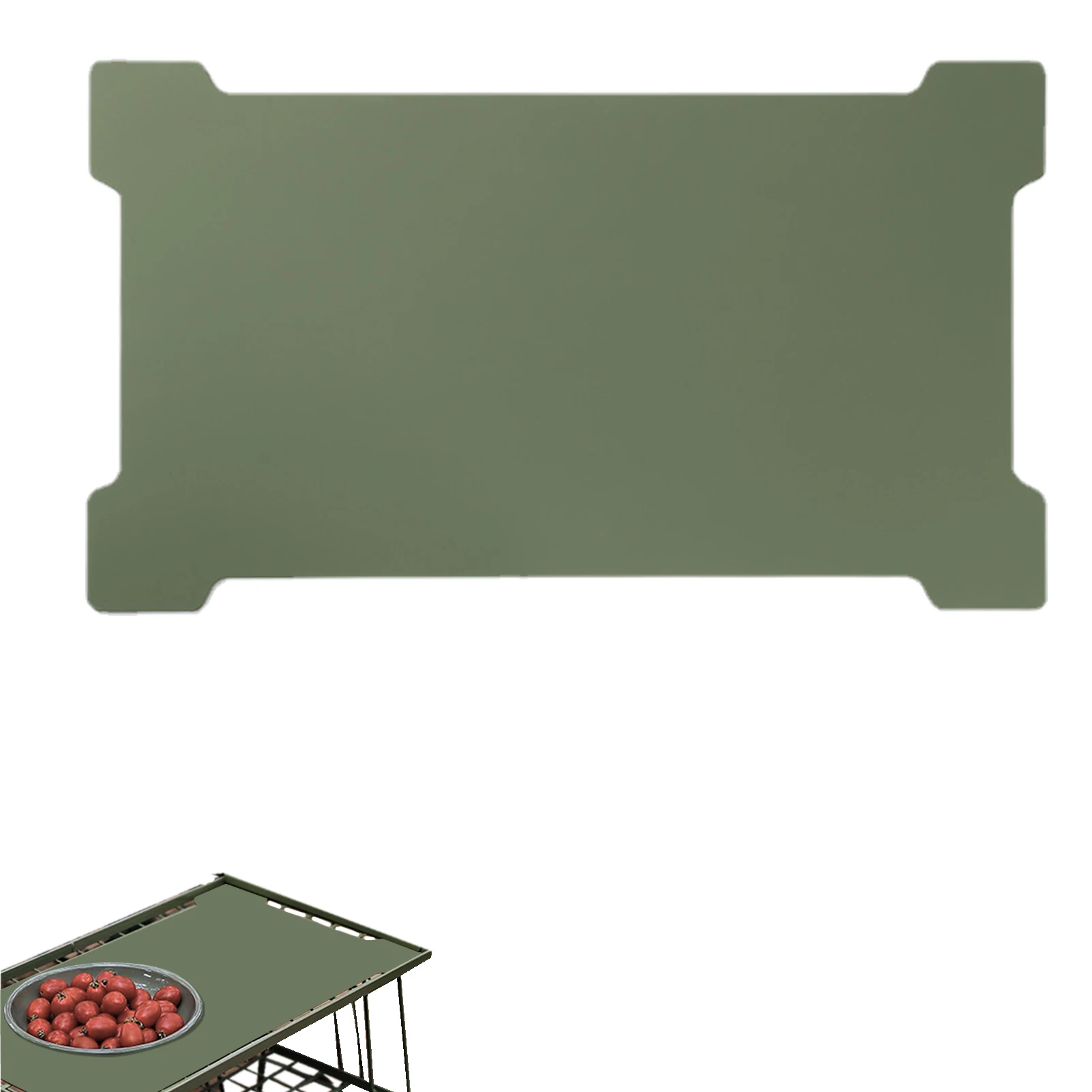 Table Top Board Stable Tabletop Solid Steel Desk Table Top Countertop for Camping Steel Table Top Grid Table Cover for BBQ