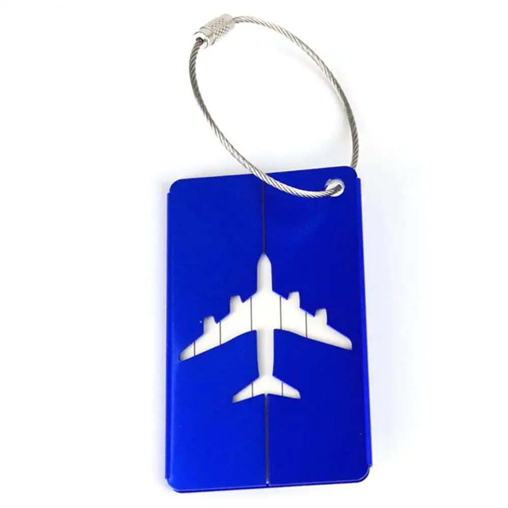 Travel Luggage Tags Metal Suitcases Tags Baggage Name Tags Suitcase Address Label Holder Metal Luggage Tag Travel Accessories