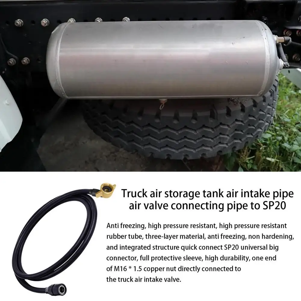 Truck Air Pipe Truck Air Storage Tank Air Intake Pipe Air Value Connecting Pipe To SP20 Car Accessories