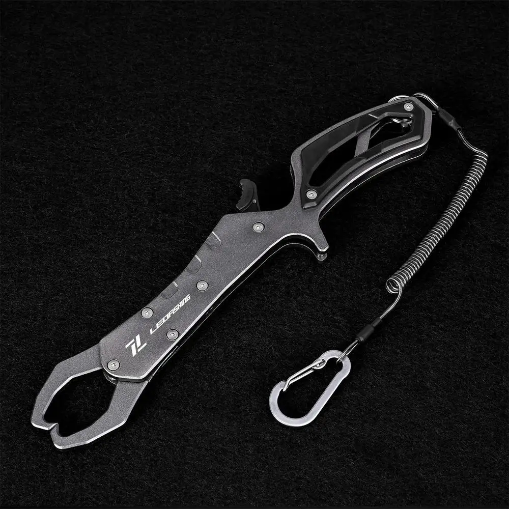 Catfish Mouth Pliers Aluminum Alloy Foldable Fishing Pliers Catfish Controller Holder Saltwater Lip Grip Tool Fish Lip Grippers