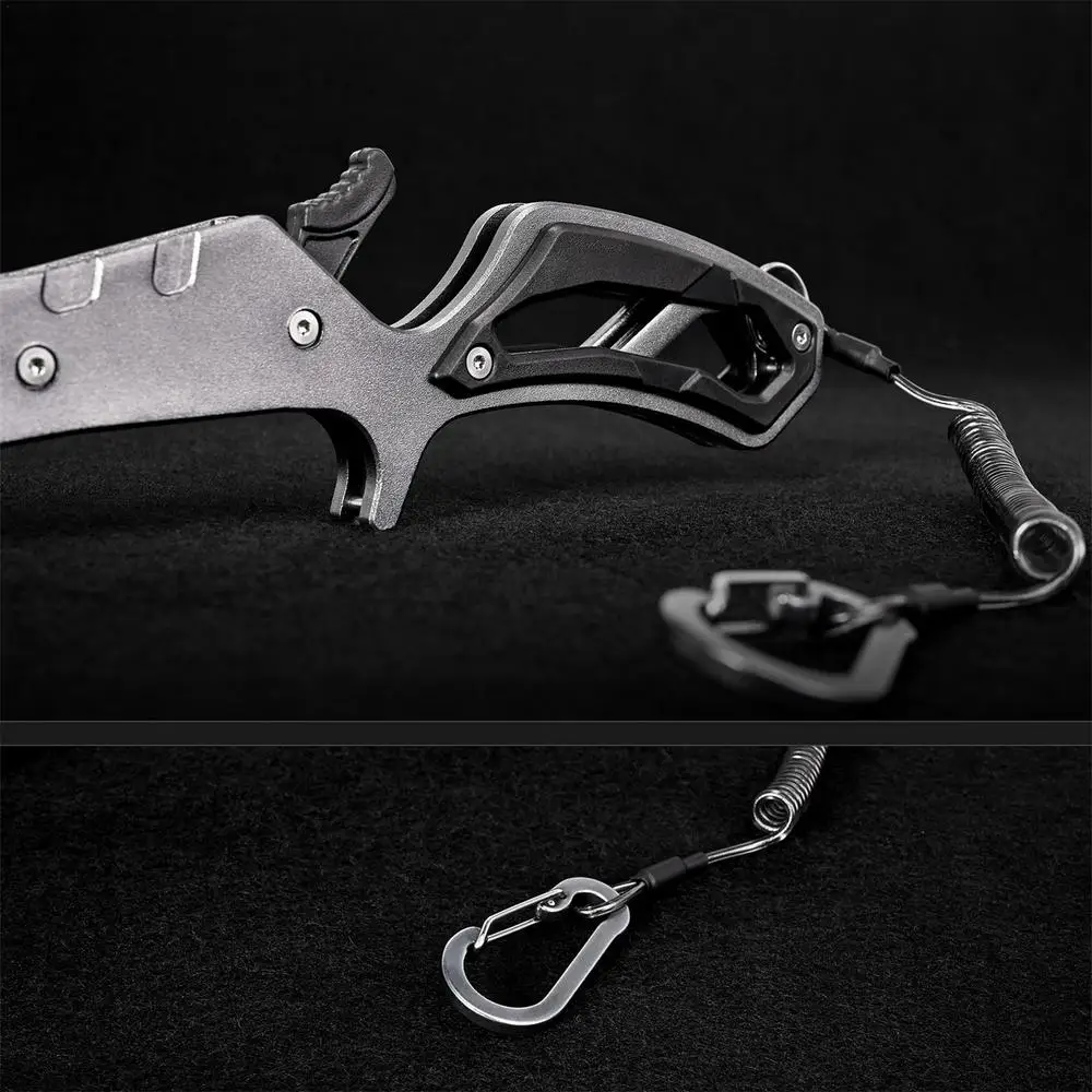 Catfish Mouth Pliers Aluminum Alloy Foldable Fishing Pliers Catfish Controller Holder Saltwater Lip Grip Tool Fish Lip Grippers