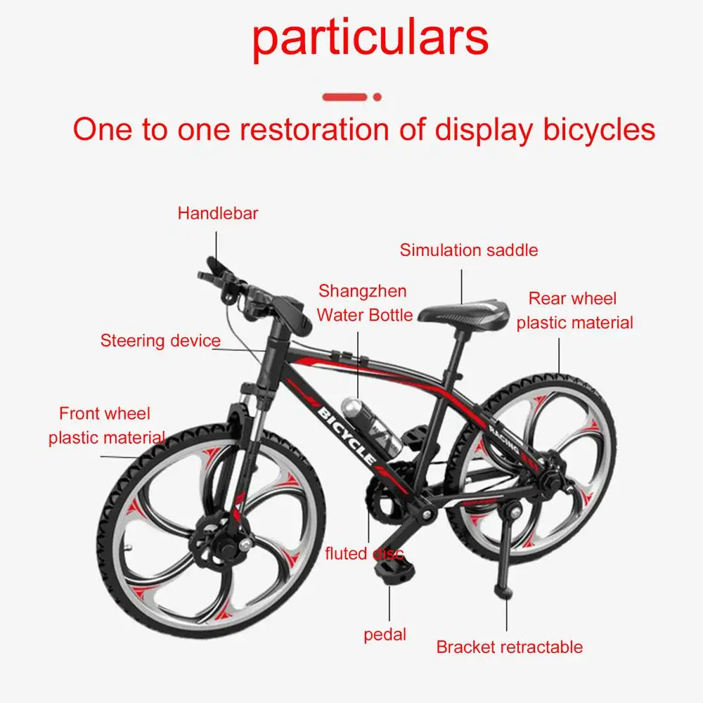Mountain Bike Model Mini Metal Racing Bike Bicycle Model Portable MIni Metal Diecast Racing Bike Bicycle Model For Kids Children