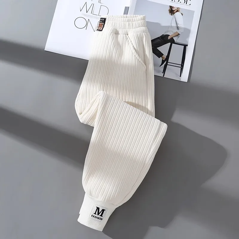 Children's Winter Warm Pant Kids Girls And Boy Sweatpants Winter Corduroy Thick Outer Wear Baby Sports Pants Children Boy Pant