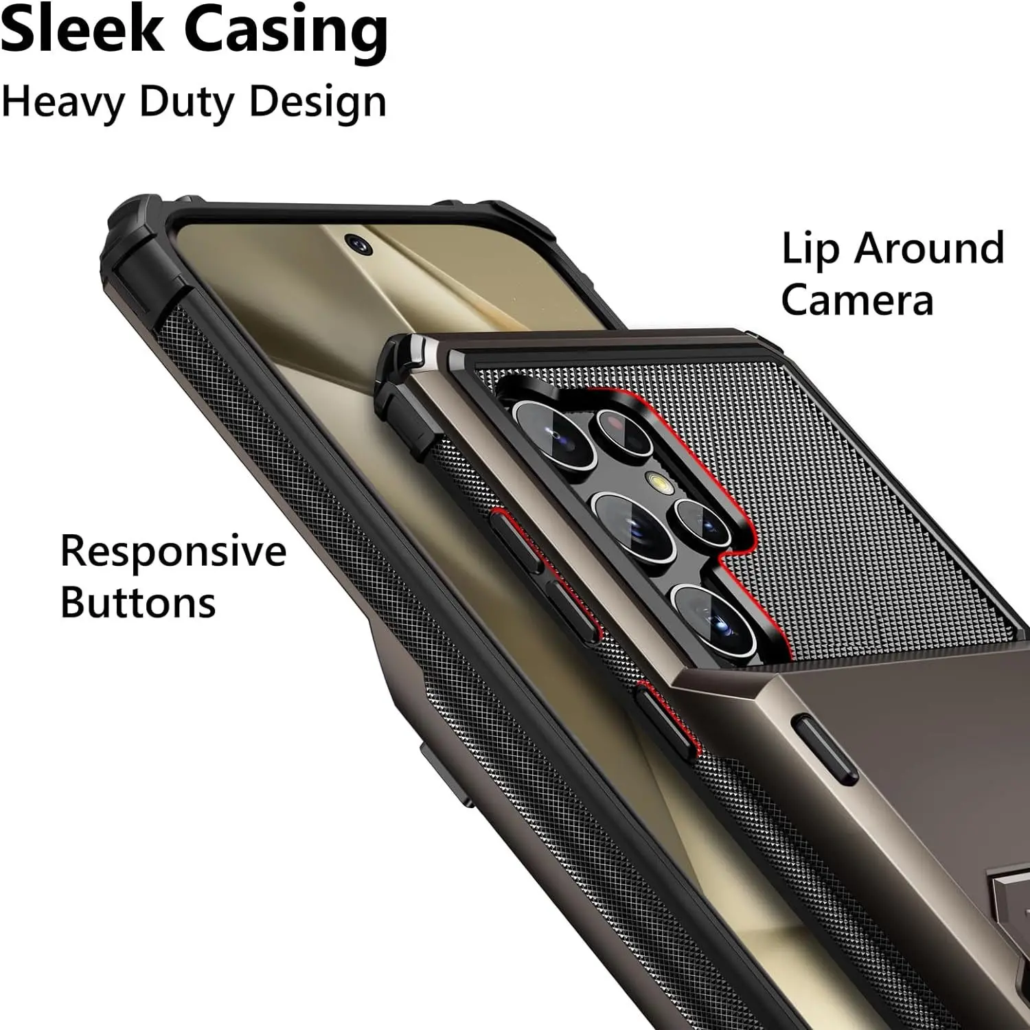 For Samsung Galaxy S25 S24 Ultra S25 S24 Plus S24 FE Wallet Case with Card Holder, Dual Layer Heavy Duty Shockproof Phone Cover