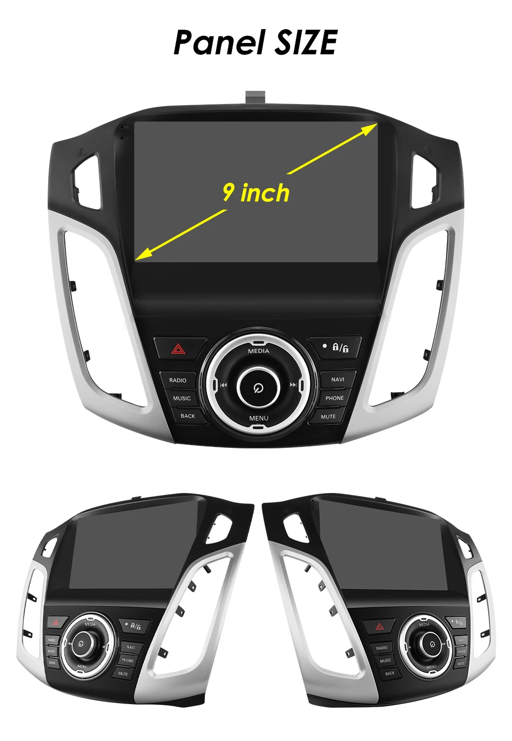 Hizpo 2 Din Android 13 Car Radios for Ford Focus 3 2011 - 2017 MK3 4G Wifi DSP Stereo Carplay Auto GPS Autoradio Nnavigatore