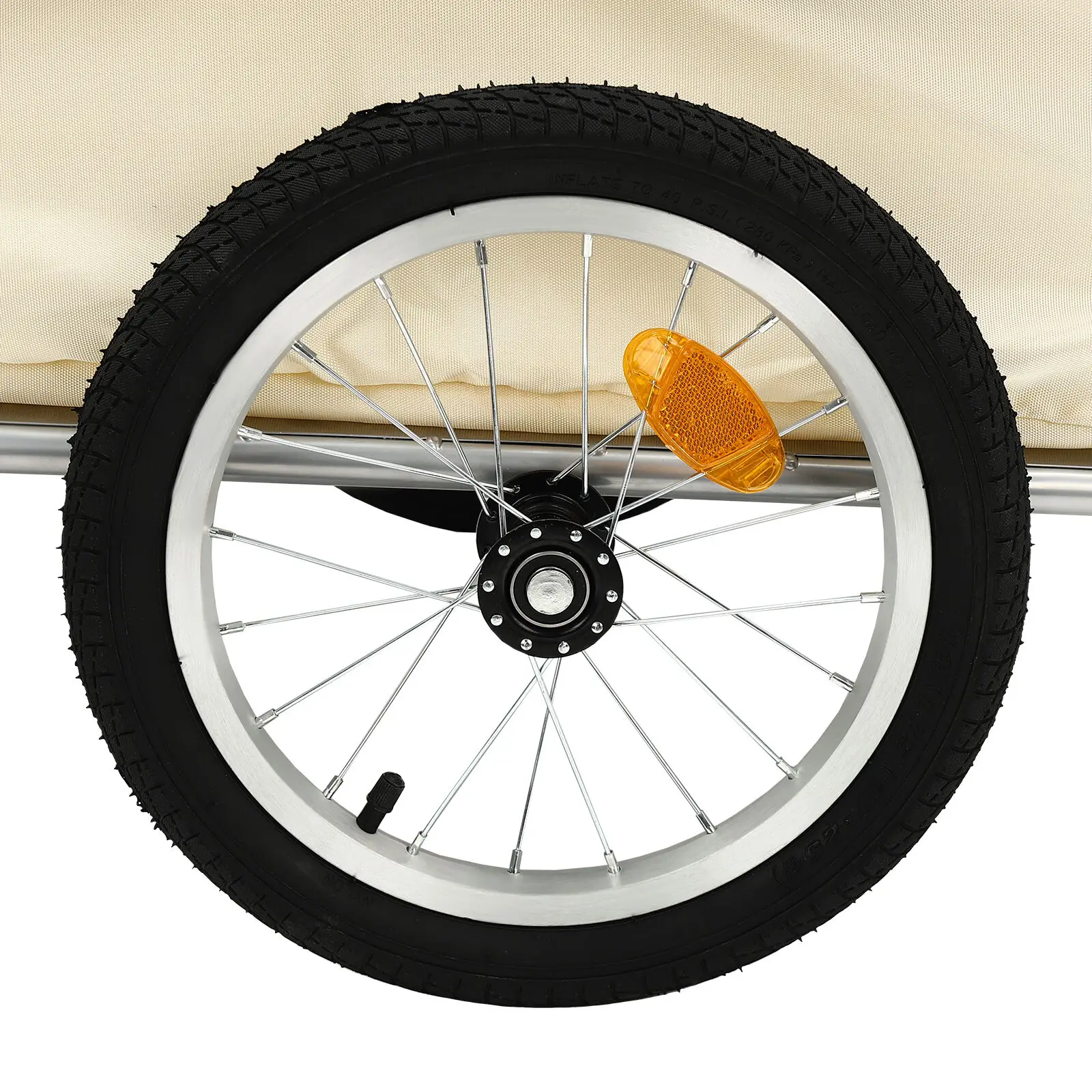 Bicycle Trailer 50Kg Load Transport Trailer Multiple Whales Aluminum Utility Cargo Bike Trailer