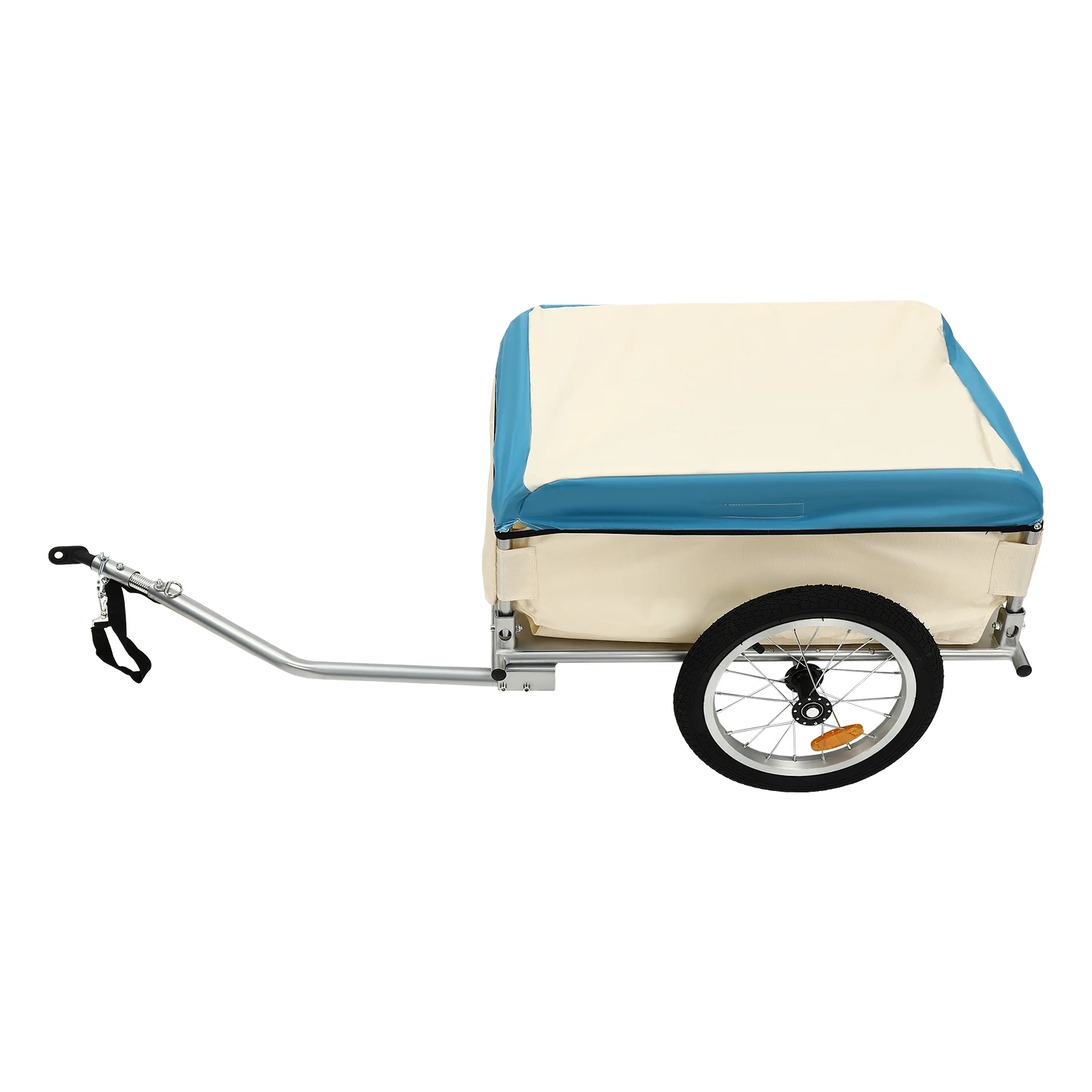 Bicycle Trailer 50Kg Load Transport Trailer Multiple Whales Aluminum Utility Cargo Bike Trailer