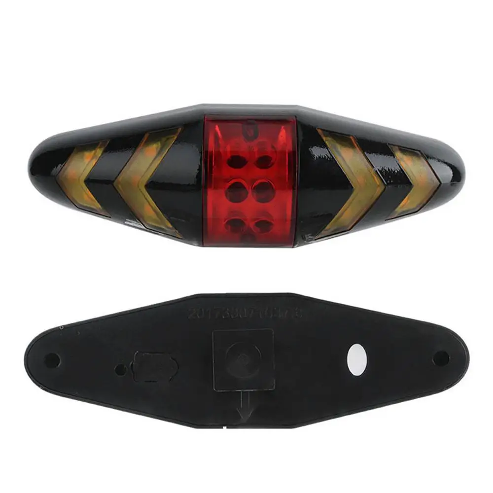 Bike Turn Signals Safety Warning Cycling Taillight 6 Lighting Modes Ultra Bright USB Rechargeable Wireless Remote Control