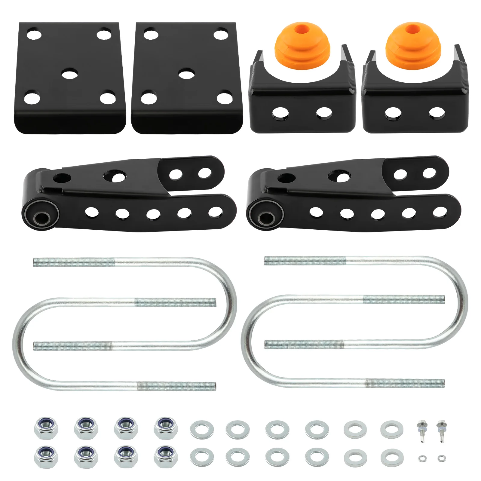5" Rear Lowering Axle Flip Kit w/ Shackles For Dodge Ram 1500 2WD 2002-2008