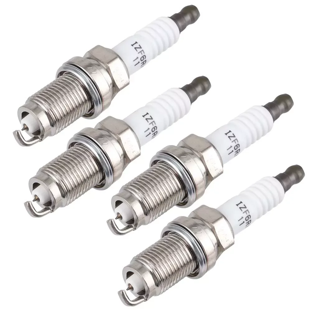 4 Pack Ignition Coil & Platinum Spark Plug For 2006-2011 Honda Civic 1.8L UF582