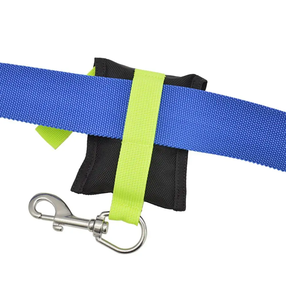 Freediving Rope 8.5 Ft Safety Free Diving Lanyard Scuba Diving Accessories Anti-Lost Strap With Carabiner Underwater Diving Tool