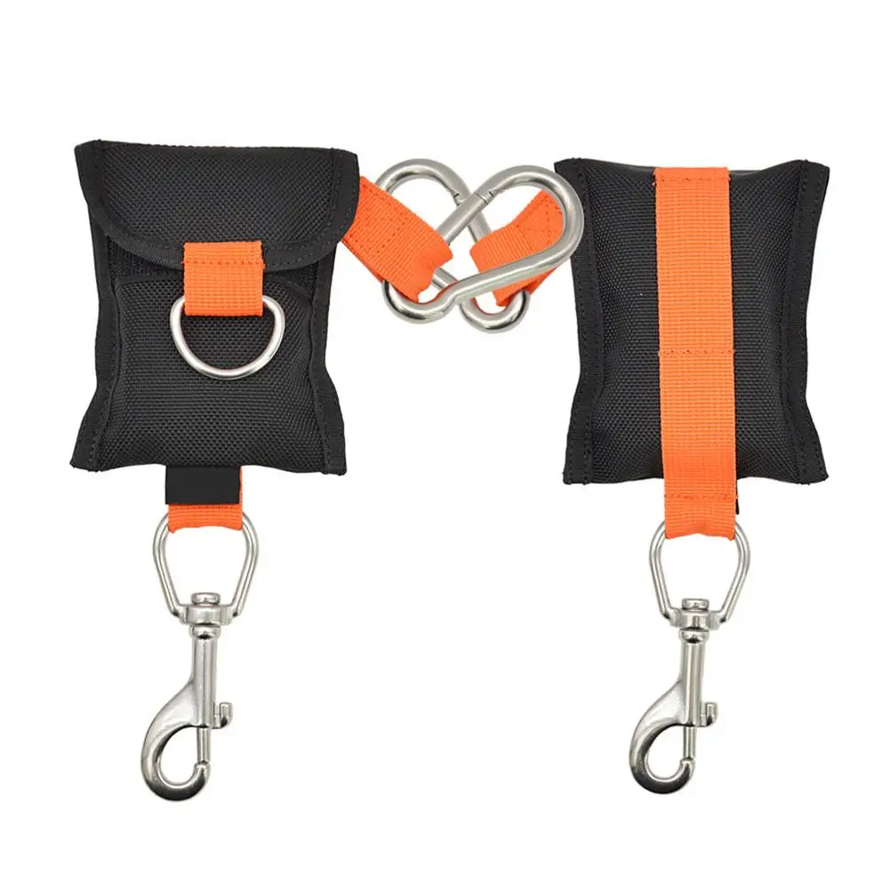 Freediving Rope 8.5 Ft Safety Free Diving Lanyard Scuba Diving Accessories Anti-Lost Strap With Carabiner Underwater Diving Tool