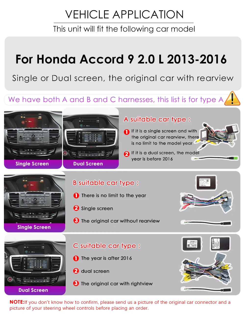 Hizpo 7862 Stereo For Honda ACCORD 9 2.0L 2.4L 2012 2013 2015 2016 2018 2Din Android Car Radio Multimedia GPS Navigation Audio