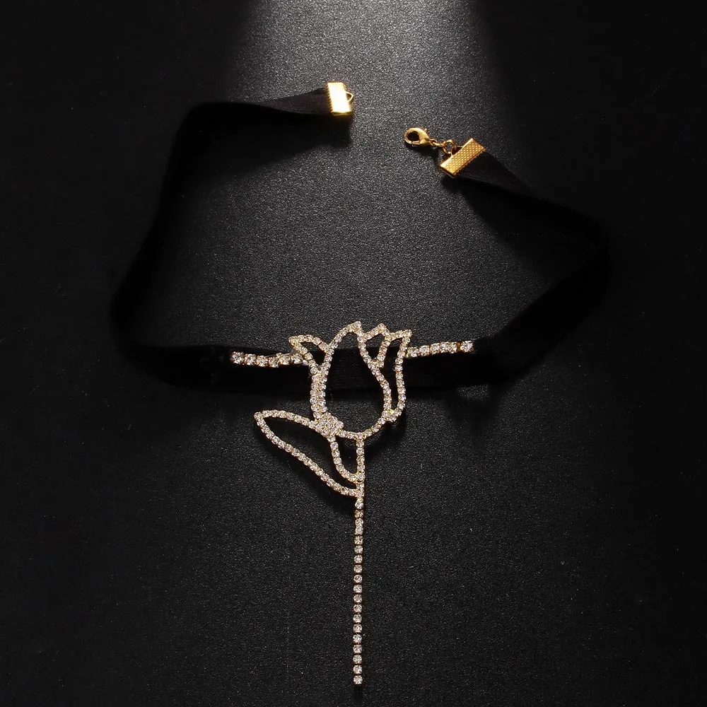 Stonefans Sexy Rose Thigh Chain Accessories Jewelry Dance Rave Fashion Rhinestone Leg Jewelry for Women Summer Gifts Club Party