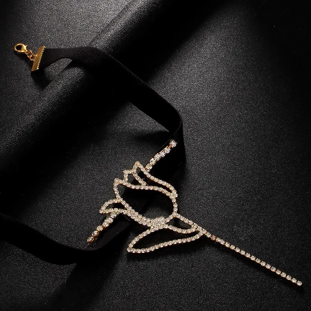 Stonefans Sexy Rose Thigh Chain Accessories Jewelry Dance Rave Fashion Rhinestone Leg Jewelry for Women Summer Gifts Club Party