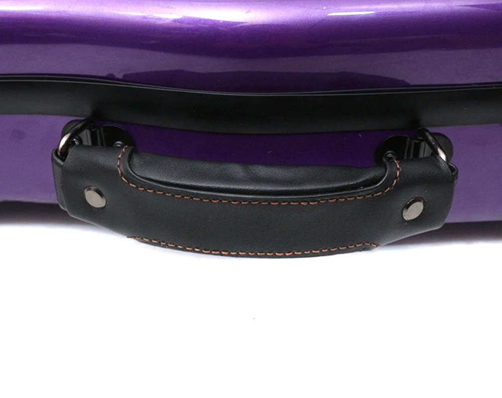 new 4/4 Full Size Violin Case Carbon Fiber violin box trong Shell Handle Portable Durable #US