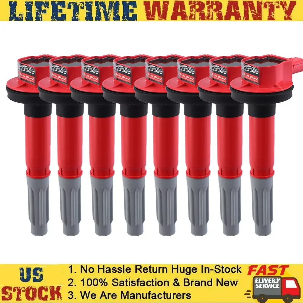 Carbole 8Pack High Performance Ignition Coils For Ford F-150 Mustang 2011-16 DG542 UF622