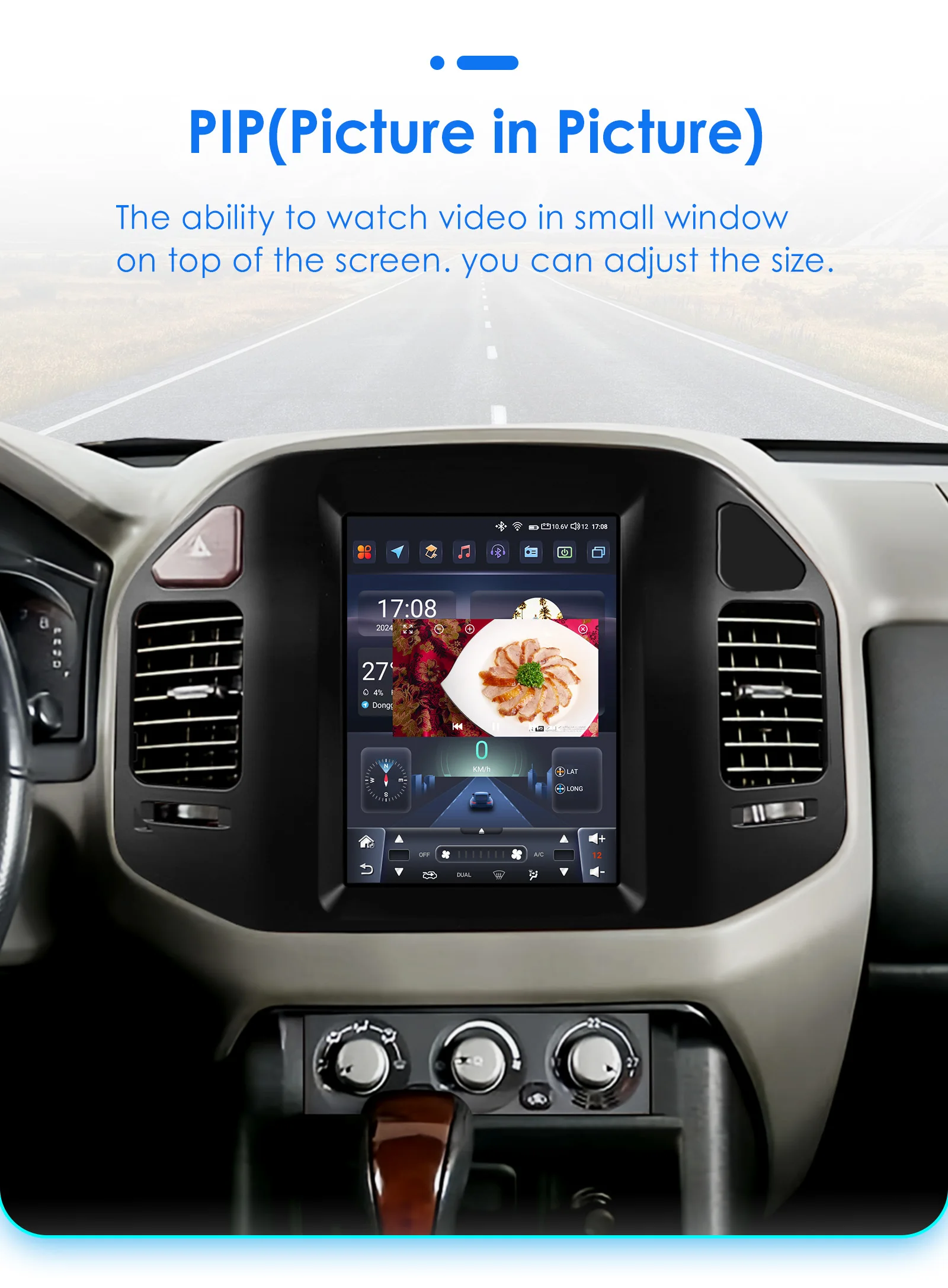 Hizpo 9.7" For Mitsubishi Pajero V60 V68 V73 1999-2006 Tesla Screen Car Android Multimedia Radio Stereo Carplay GPS Navigation