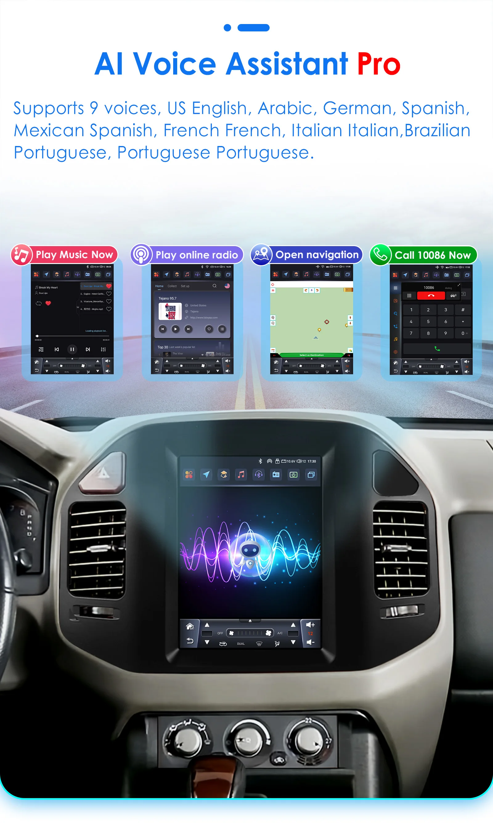 Hizpo 9.7" For Mitsubishi Pajero V60 V68 V73 1999-2006 Tesla Screen Car Android Multimedia Radio Stereo Carplay GPS Navigation