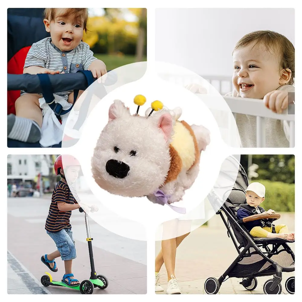 Cartoon Stuffed Puppy Slap Bracelets Cartoon Stuffed Slap Puppy Bracelet Soft Puppy Stuffed Animal Bracelet Toy For Kids